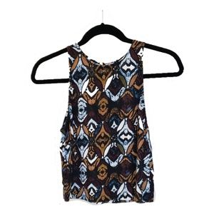 Nordstrom Geometric Pattern Sleeveless Top